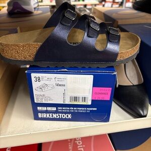Birkenstock Slides Navy Sandals